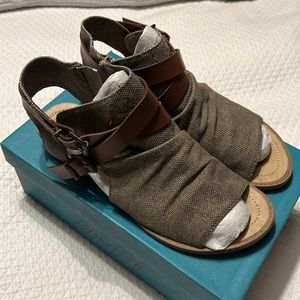 Blowfish brown rancher canvas sandals